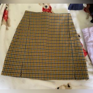Brandy Melville Plaid Mini Skirt